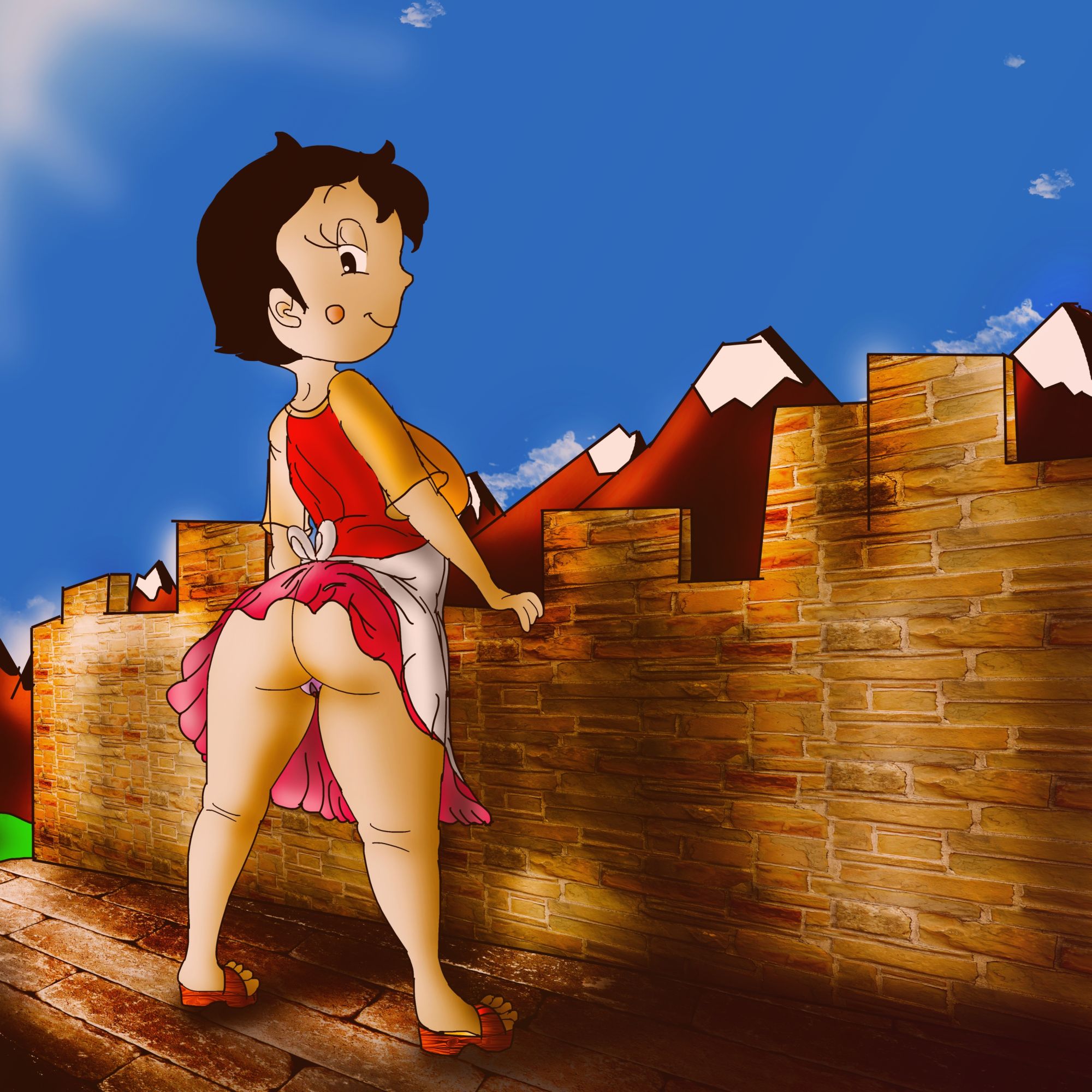 Rule 34 Dev - 1girls barefoot breasts brown_hair censored character_name  drooling ero_shocker feet female footjob glasses hair_bun heidi  _girl_of_the_alps milf penis pubic_hair rottenmeier  world_masterpiece_theater|751041464