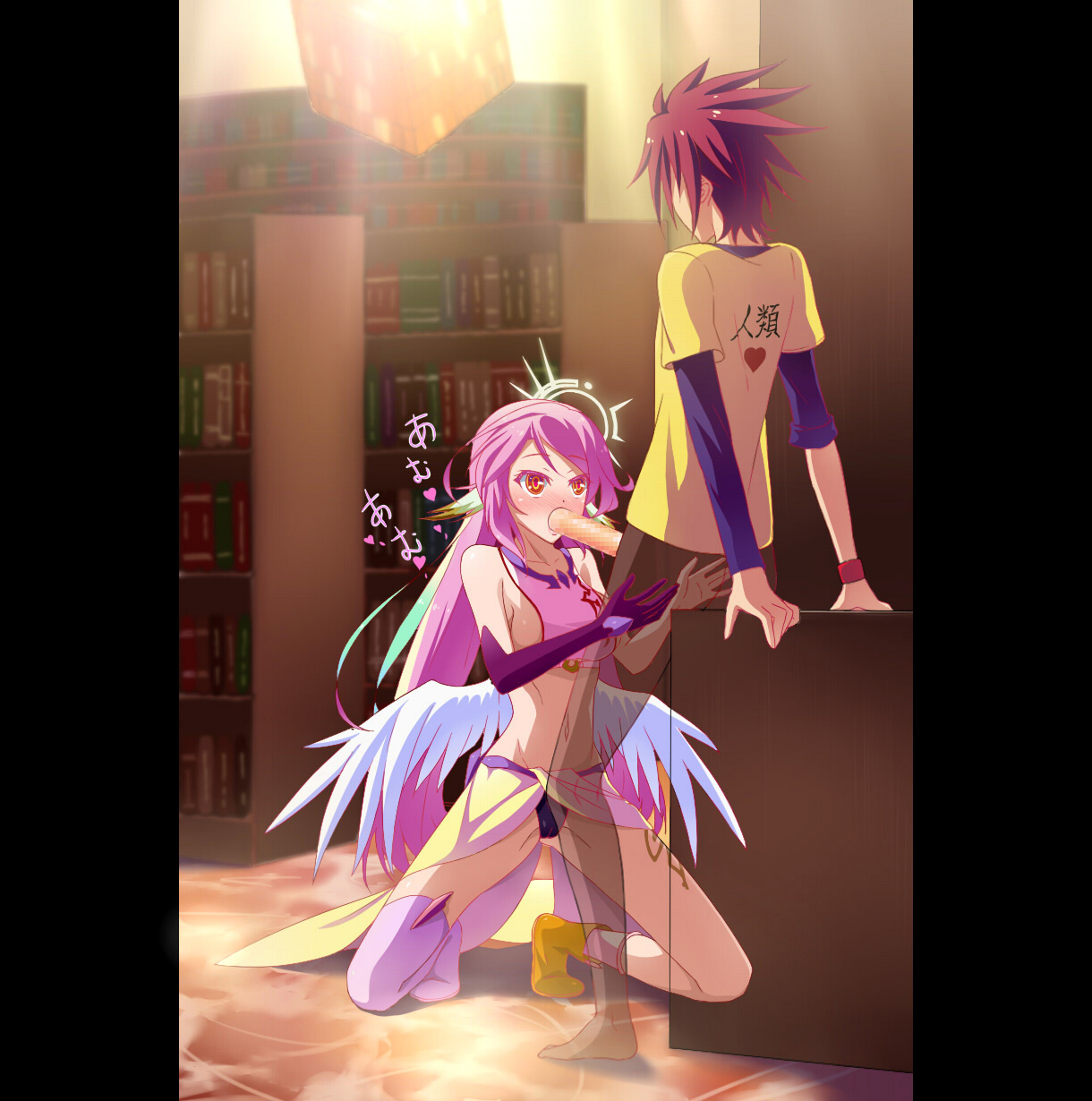 no game no life hentai ステフ 白 