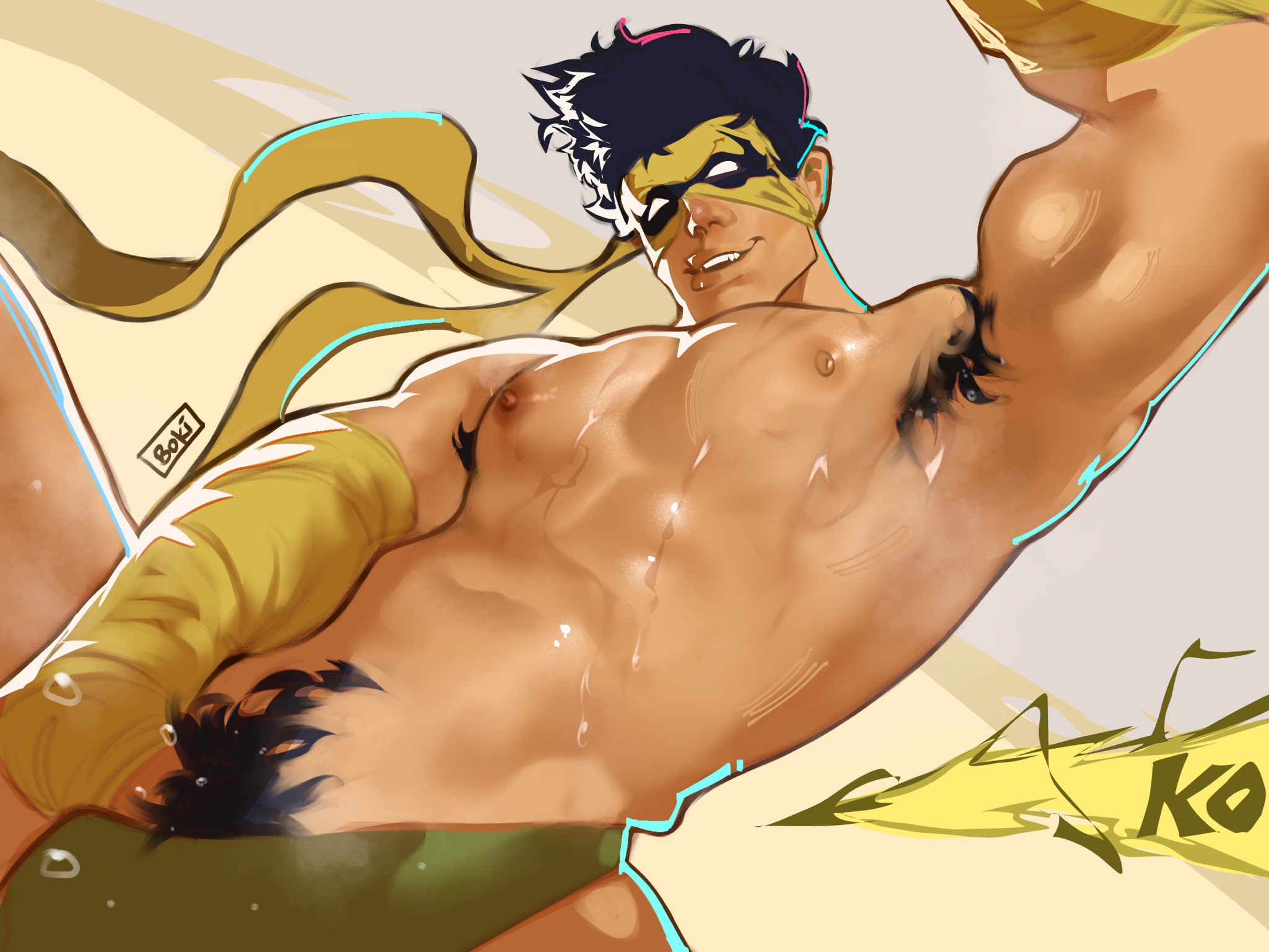 Rule 34 Dev - abs armpit_hair bara biceps gay haideebobs iron_fist  iron_fist_(marvel_rivals) lin_lie male male_nipples male_only  male_pubic_hair manly marvel marvel_comics marvel_rivals muscular_male  nipples pecs sweat sweating wet yaoi|13325357320