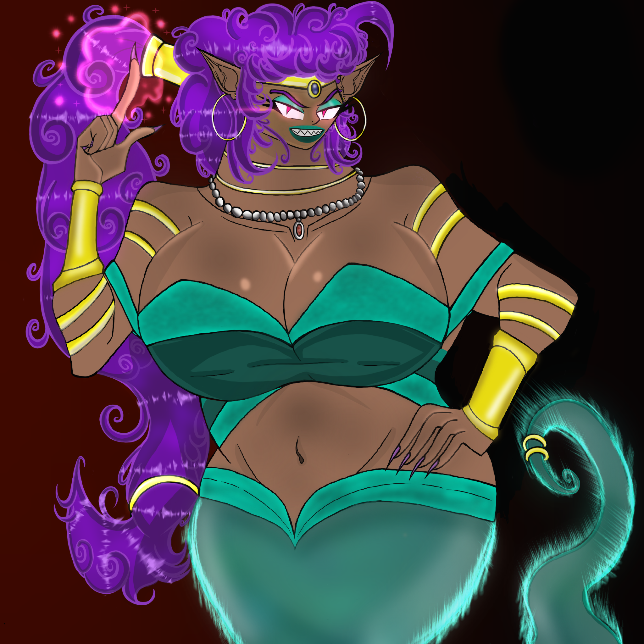 Rule 34 Dev - 1girls 2024 absorbtion ahe_gao blonde_hair blue_eyes  breast_expansion breasts caelia clothing clothing_damage djinn genie  genie_girl genie_lamp genie_tail genie_transformation grey_background  hachimitsu-ink large_breasts pink_dress ...