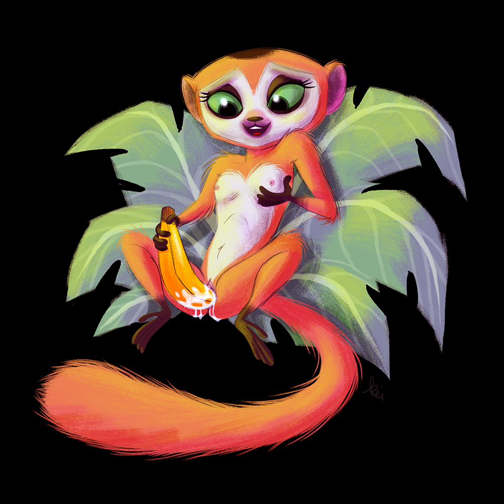 Rule 34 Dev - all_hail_king_julien anus banana clitoris clover_(madagascar)  dreamworks female food fruit furry furry_only green_eyes insertion lemur  madagascar_(series) mammal object_insertion penetration pineapple primate  pussy pussy_juice smitty_g ...