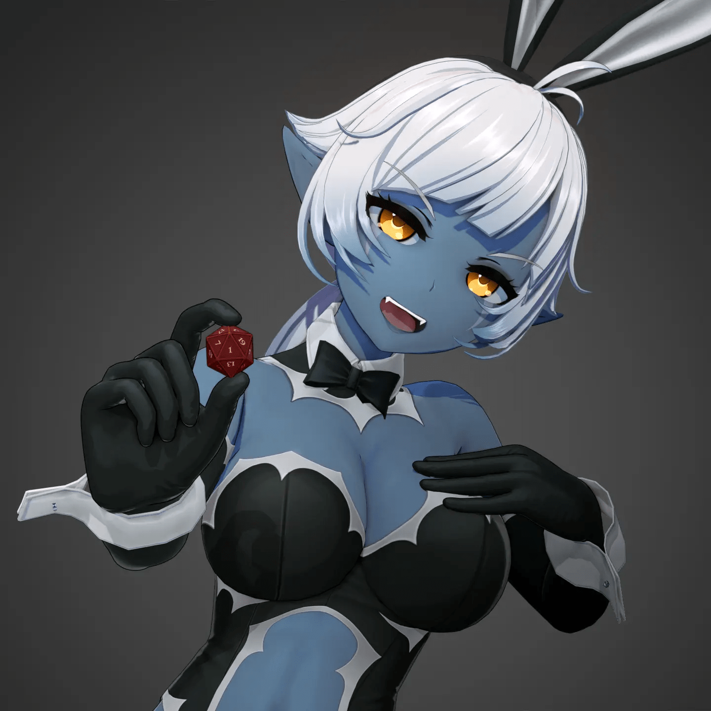 Rule 34 Dev - 1girls 3d anna_anon ass ass_focus big_ass blue_skin  bunny_ears bunny_girl bunnysuit drow female koikatsu looking_at_viewer  looking_back maya_(anna_anon) tagme thick_thighs thighhighs white_hair  yellow_eyes|11328429944