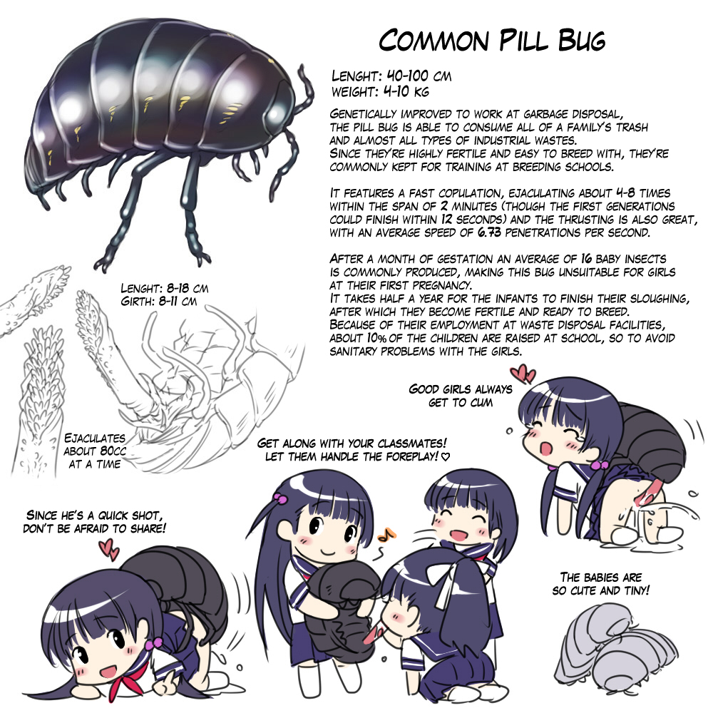 Rule 34 Dev - arthropod bug chibi comic crustacean cum cum_in_pussy  cum_inside educational english_text fellatio female feral gall group  group_sex heart human insect insectophilia interspecies isopoda male mammal  manga oral penetration penis