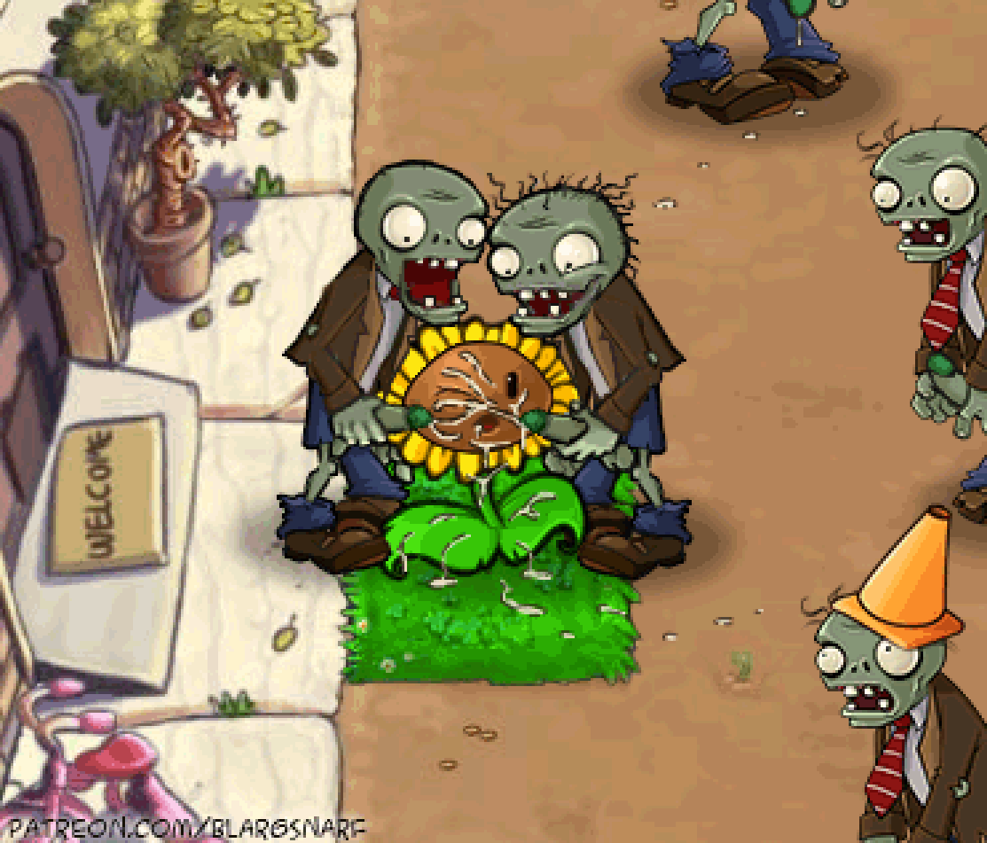 Intriguing Conehead Zombie PVZ Porn - Rule 34 Dev