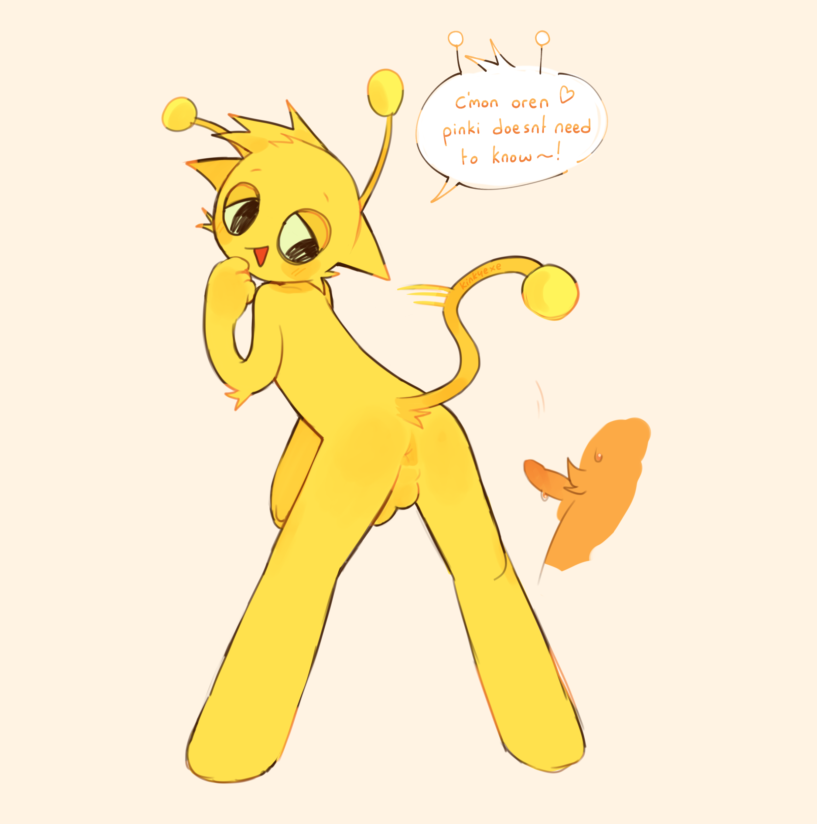 Rule 34 Dev - anthro ass cheating cheating_boyfriend femboy hole  incredibox_mod kinkyexe male malemale oren_(sprunki) penis presenting  simon_(sprunki) small_penis sprunki yellow_body yellow_fur|13233985392