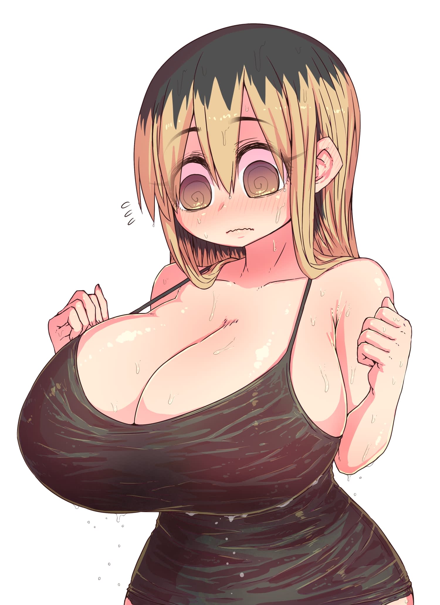 Rule 34 Dev - 1girls @_@ ass bakunyuu bare_shoulders  batsuichide_nakimushina_otonarisan big_eyes big_head black_dress breasts  breasts_bigger_than_head breasts_bigger_than_torso busty cleavage cute  deep_cleavage enormous_breasts female female_only ...