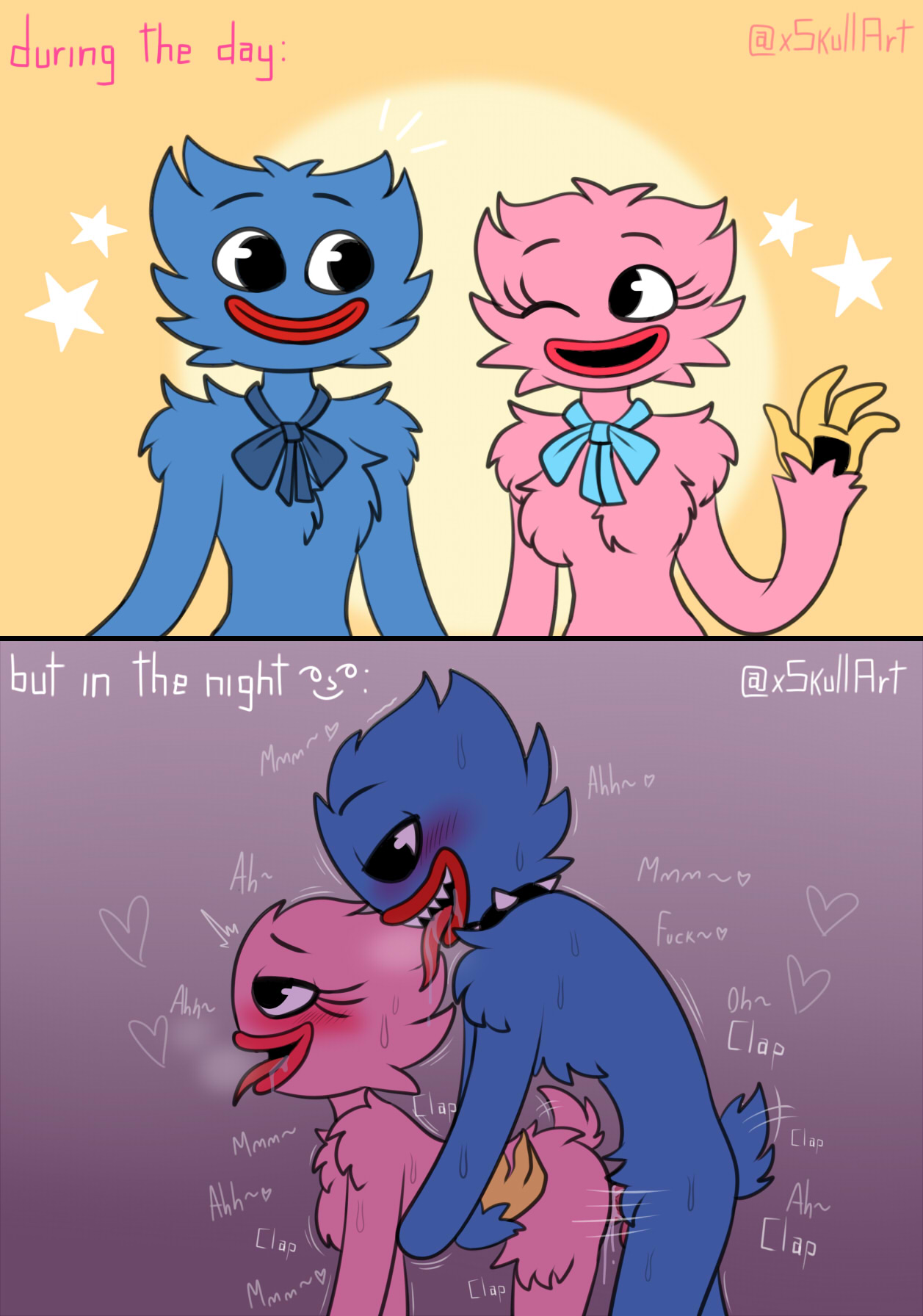 Rule 34 Dev - huggy_wuggy kissy_missy monster poppy_playtime sex straight  xskullart|7530851