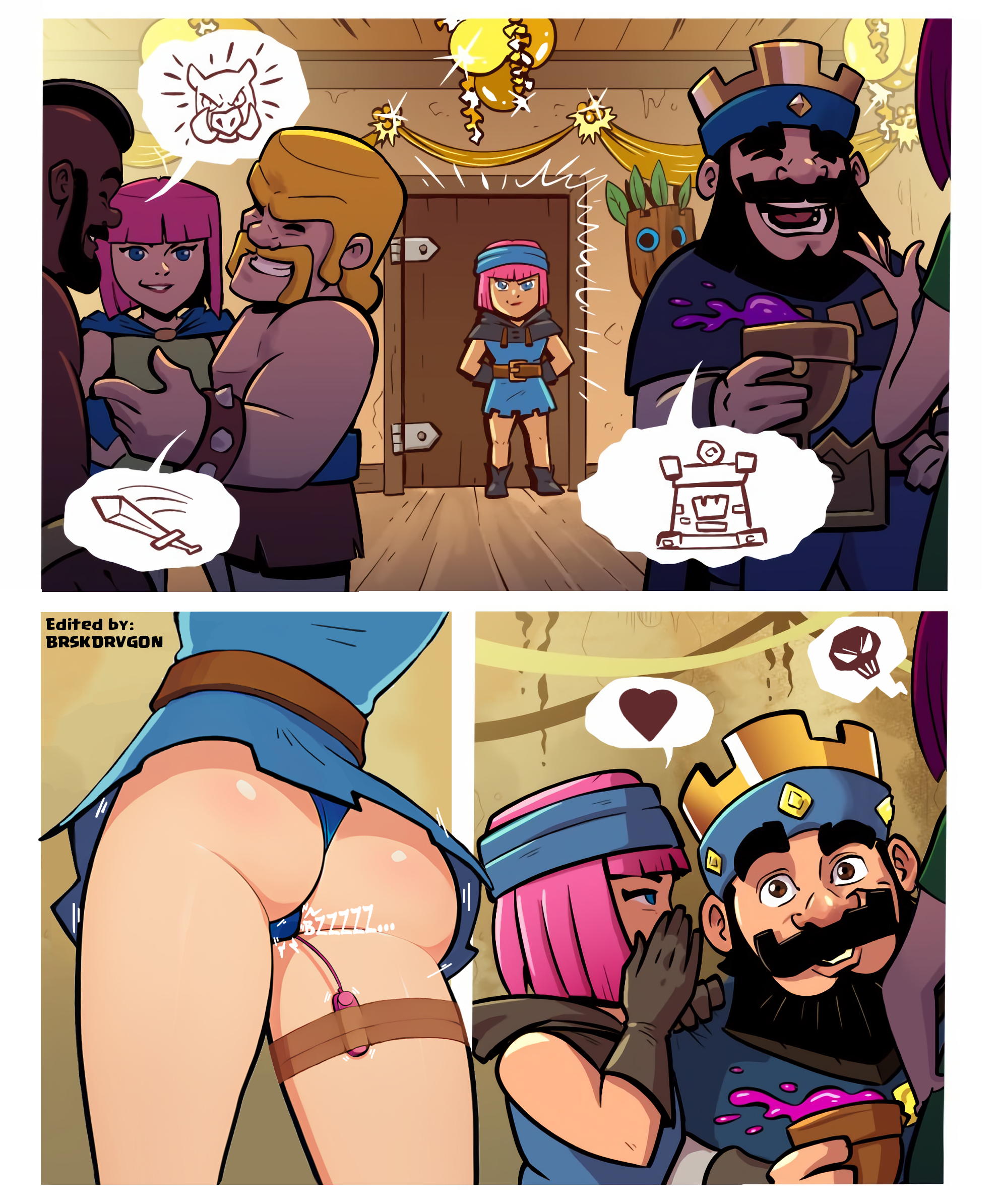 Clash royale hentai comic