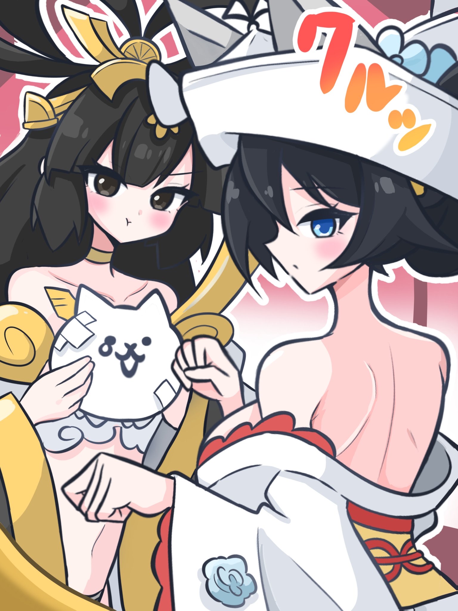 Rule 34 Dev - amazon_position big_breasts black_hair blue_eyes breasts  cat_ears comic_page convenient_censoring doctor_kimochi  epicfest_(the_battle_cats) female huge_breasts large_breasts  mitama_(battle_cats) sex the_battle_cats thighs wink|5897375240