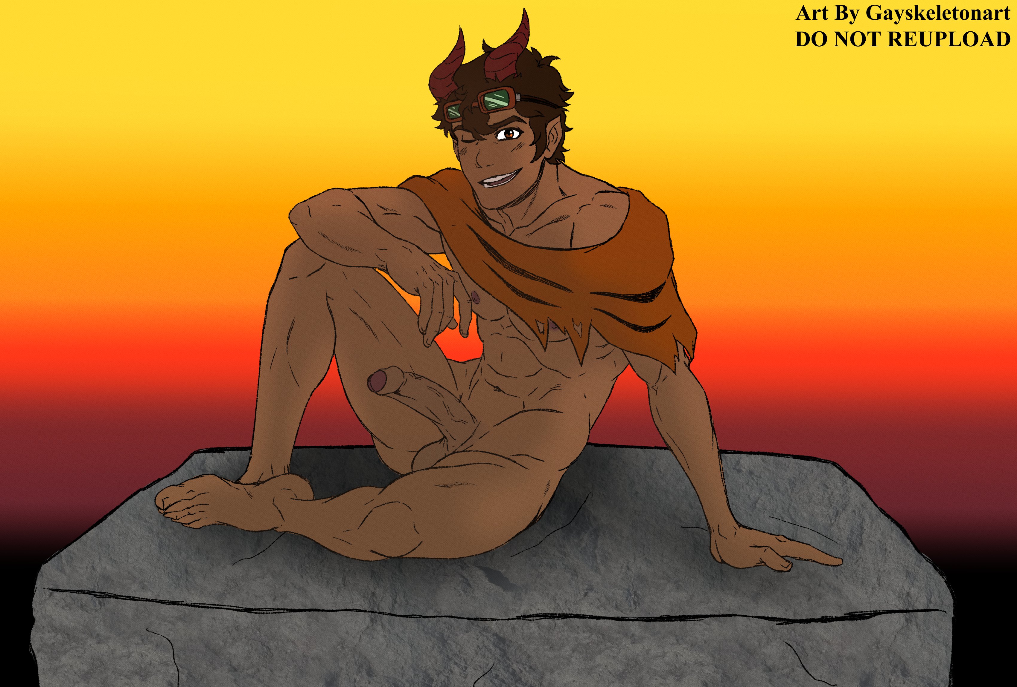 Gayskeletonart - Rule 34 Dev | gayskeletonart, Rule 34 - Beast Boy Boner Dc...