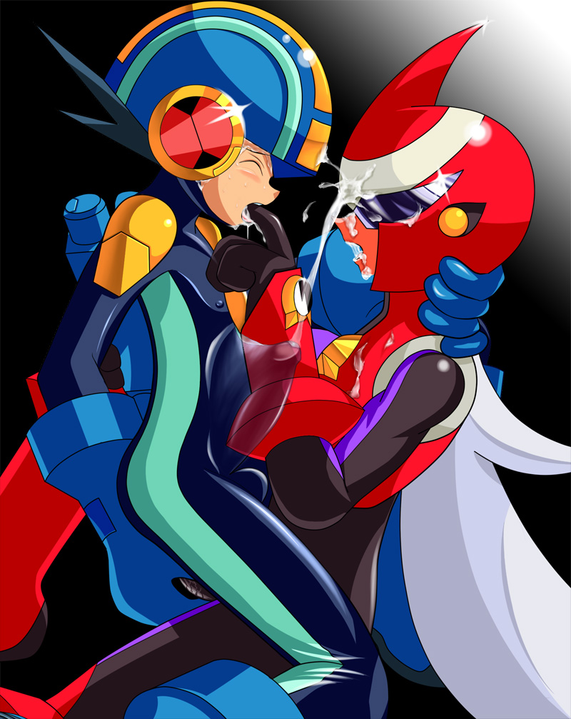 Rule 34 Dev - blues.exe capcom higaneshiki_(artist) kusamuraya male  male_only mega_man mega_man_battle_network megaman.exe multiple_males  protoman.exe rockman rockman_exe rockman_exe_(character) tagme  yaoi|427959872
