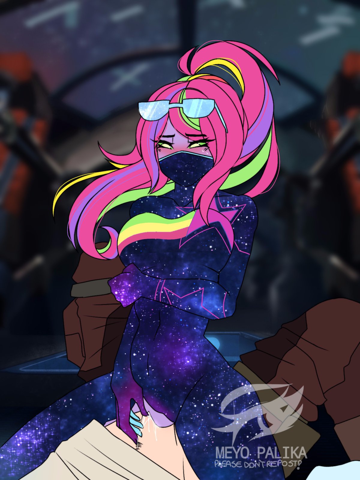 Rule 34 Dev - 1girls breasts cosmic_skin curvy eyewear_on_head female  fortnite galaxia_(fortnite) meyo_palika nude|4993300336