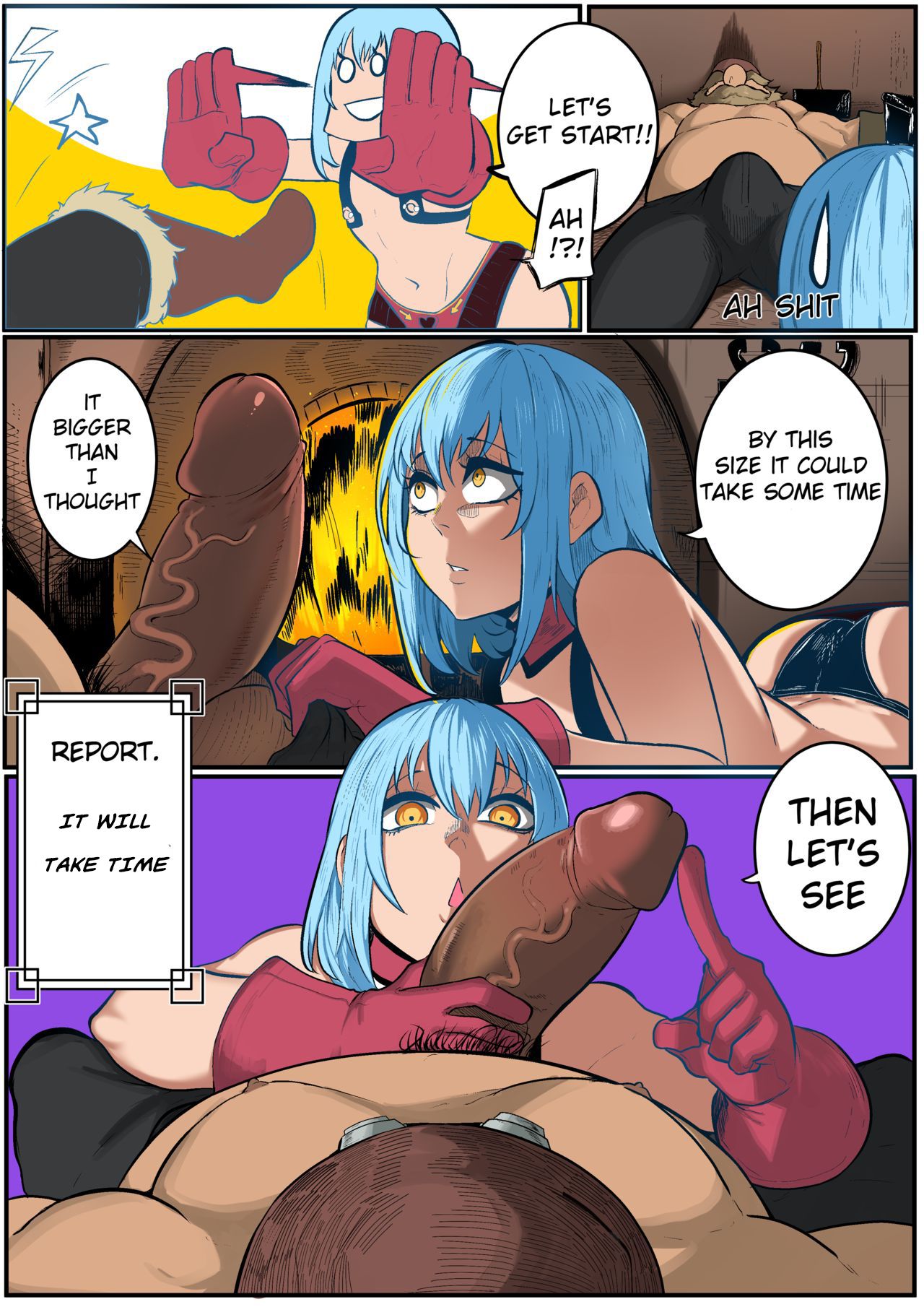 Rule 34 Dev - 3boys benimaru_(tensei_shitara_slime_datta_ken) big_penis  blue_hair colored comic english_text femboy green_(artist) horns  imminent_rape imminent_sex kaijin_(tensei_shitara_slime_datta_ken)  large_penis manga nipples nose_piercing pale ...