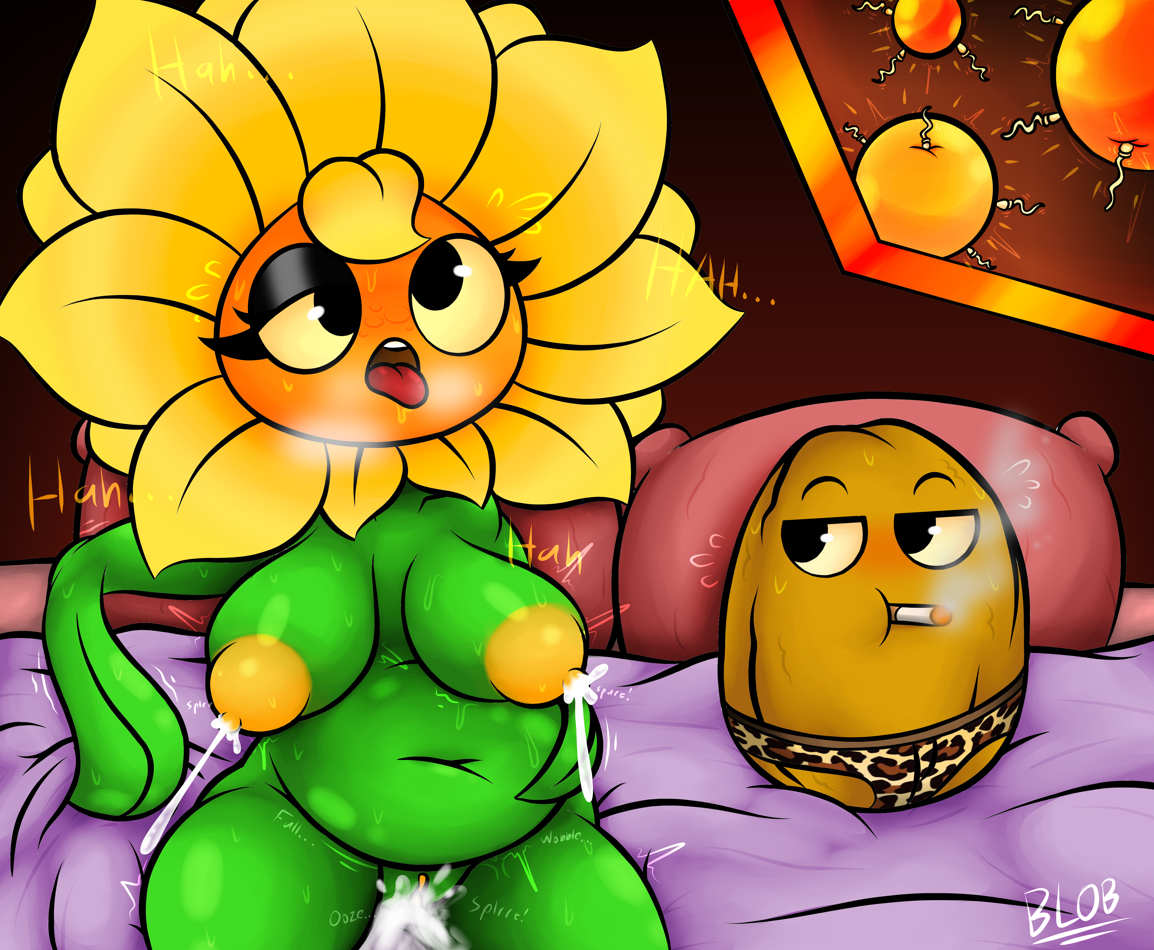 Rule 34 Dev - ahe_gao bed blobslimey cigarette impregnation inflation  lactation ovum plants_vs_zombies:_heroes solar_flare_(pvz) sperm_cell  wall-nut_(pvz)|5862773136