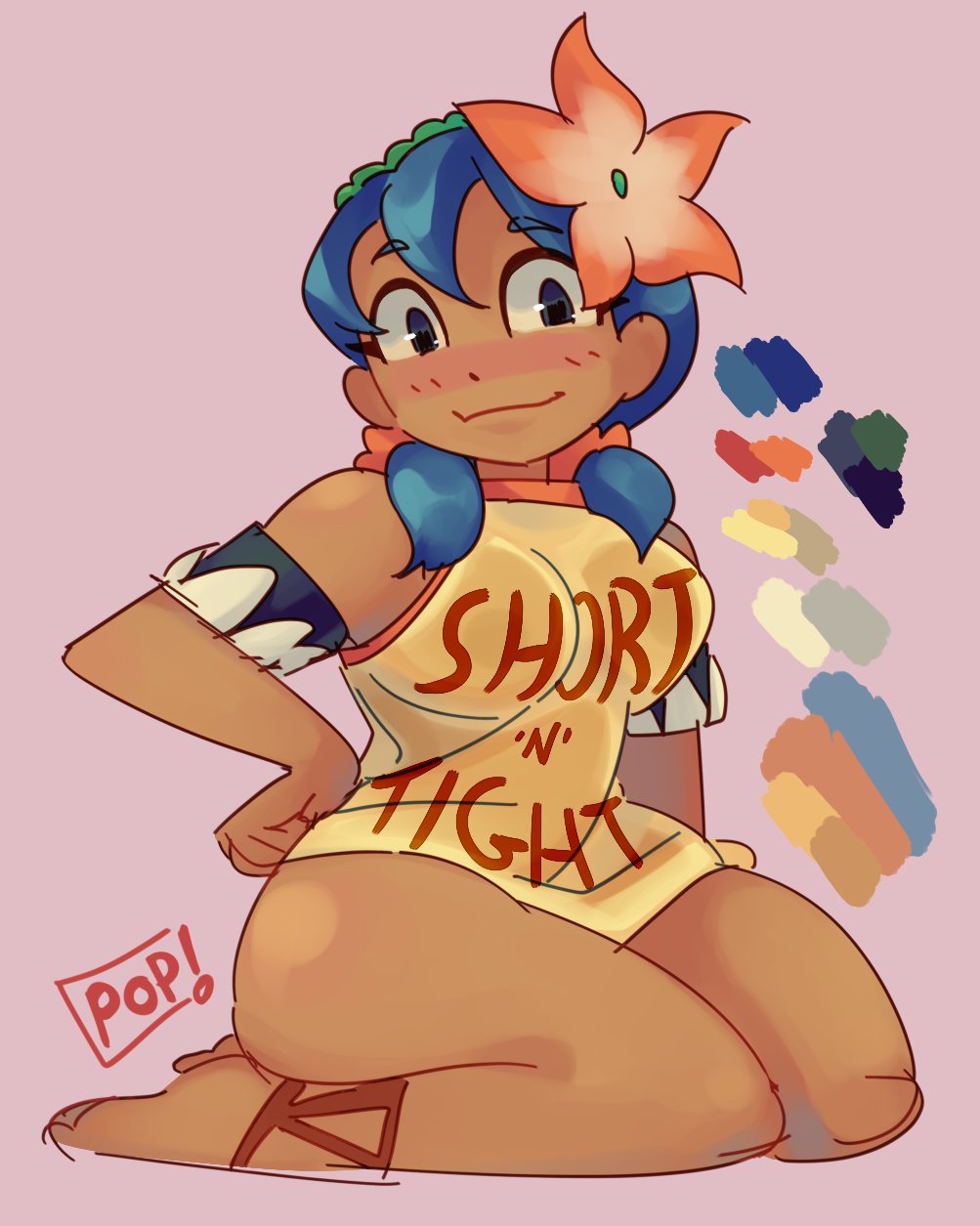 Leilani's triumphant expression