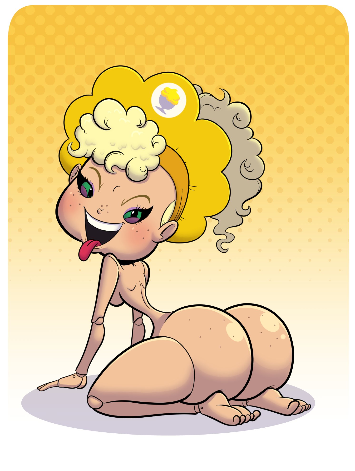 Bitchpudding's provocative dance