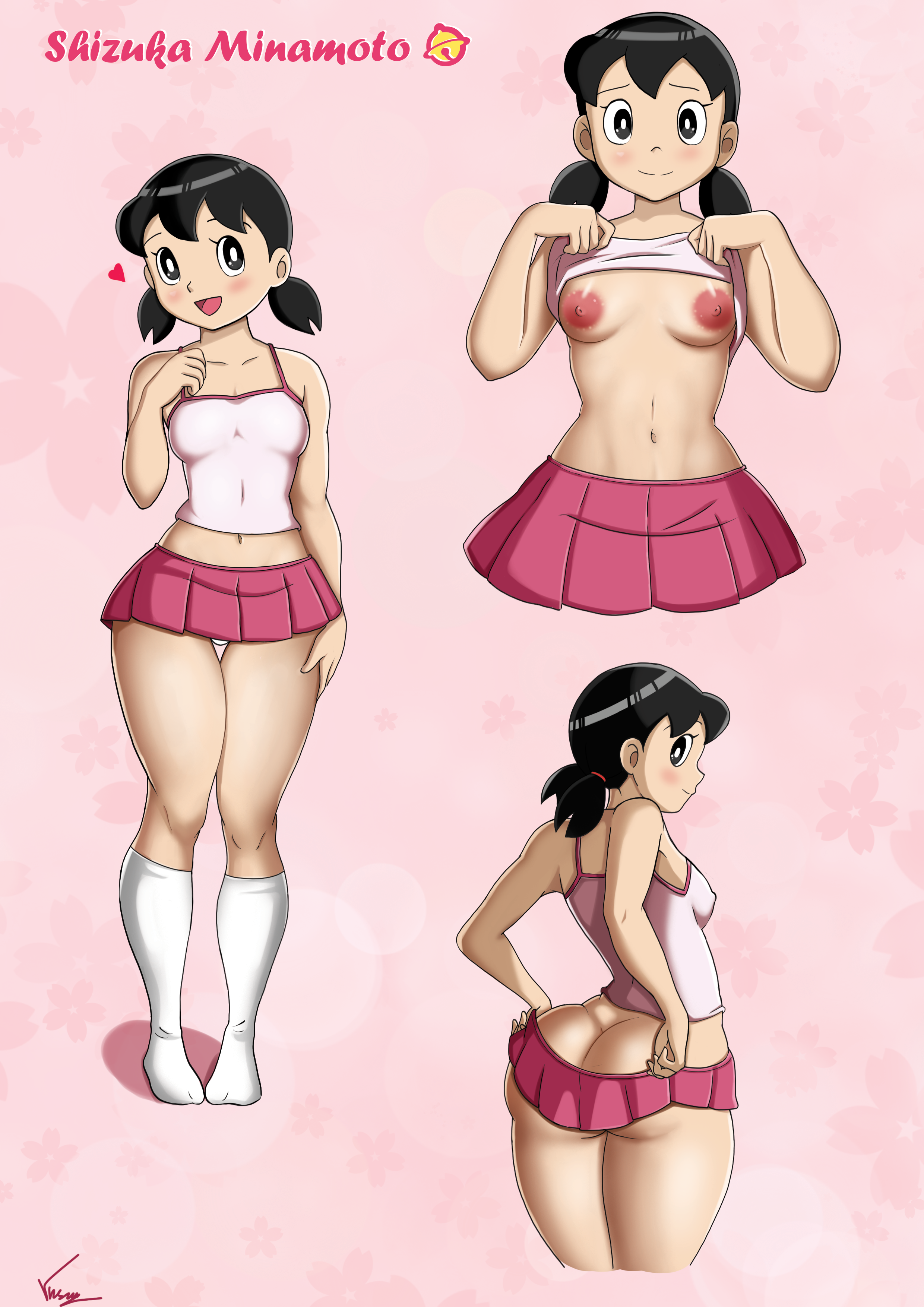 Doraemon shizuka minamoto sex panties