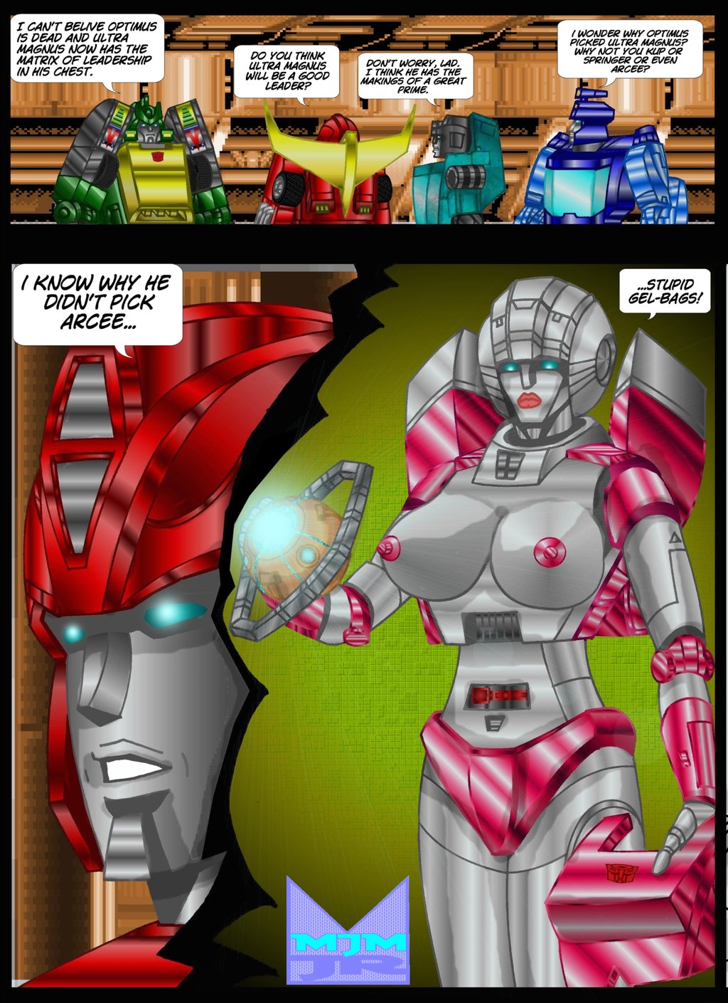 Rule 34 Dev - 1girls arcee arcee_(g1) autobot big_breasts blurr breasts  comic dialogue female female_autobots hot_rod huge_breasts kup  large_breasts male multiple_boys nipples robot robot_boy robot_girl  speech_bubble springer tagme transformers ...
