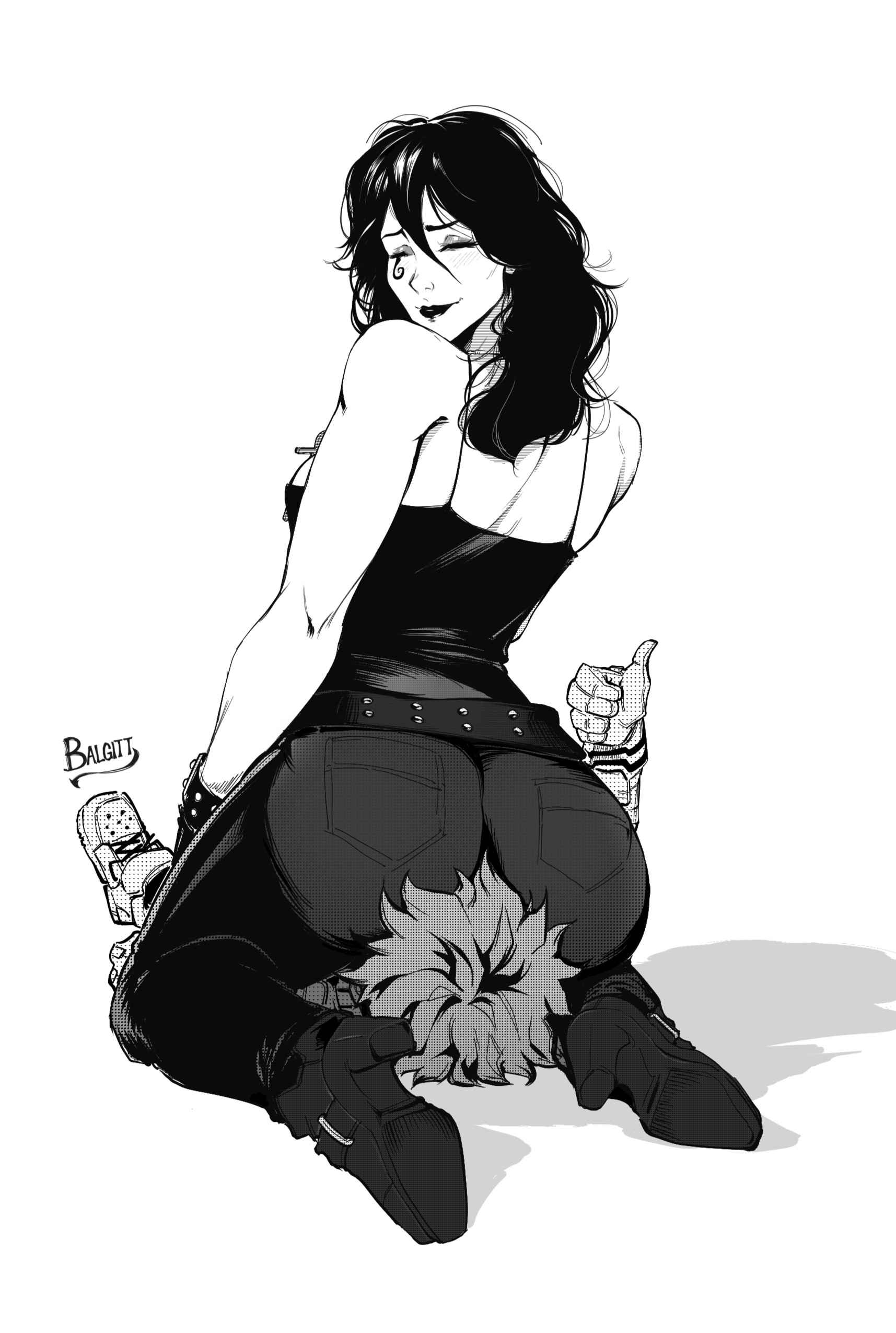 1girls ankh black_hair blush breasts breasts_out casual clothing  clothing_down collar dc dc_comics death_(entity) death_of_the_endless edit  goth goth_girl gothic humanoid light-skinned_female long_hair neckwear  nipples pale pale ... - Rule 34 Dev