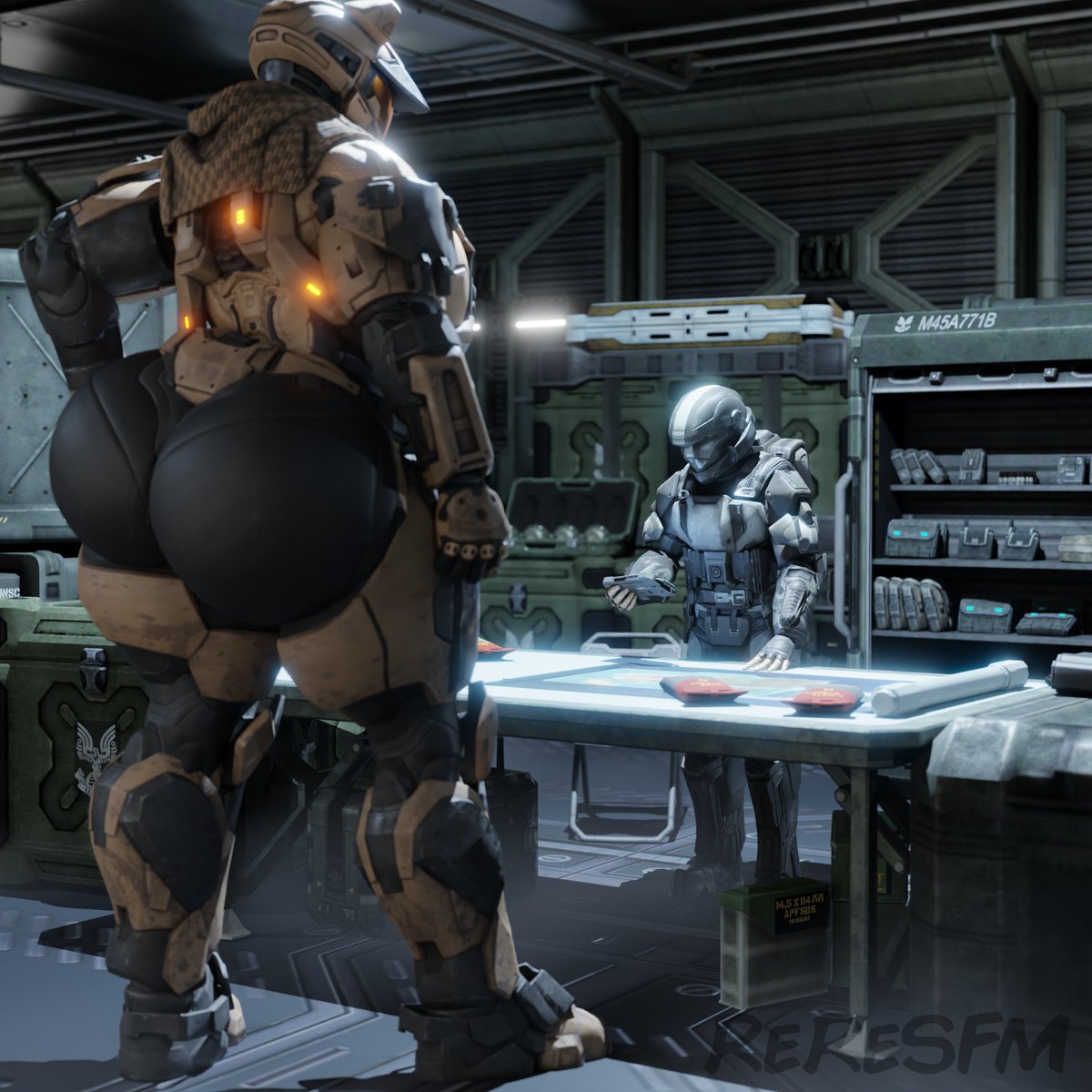 Rule 34 Dev - 3d big_ass bubble_butt female halo_(series) huge_ass  nisha_(reresfm) odst reresfm spartan_(halo) tagme|6380046