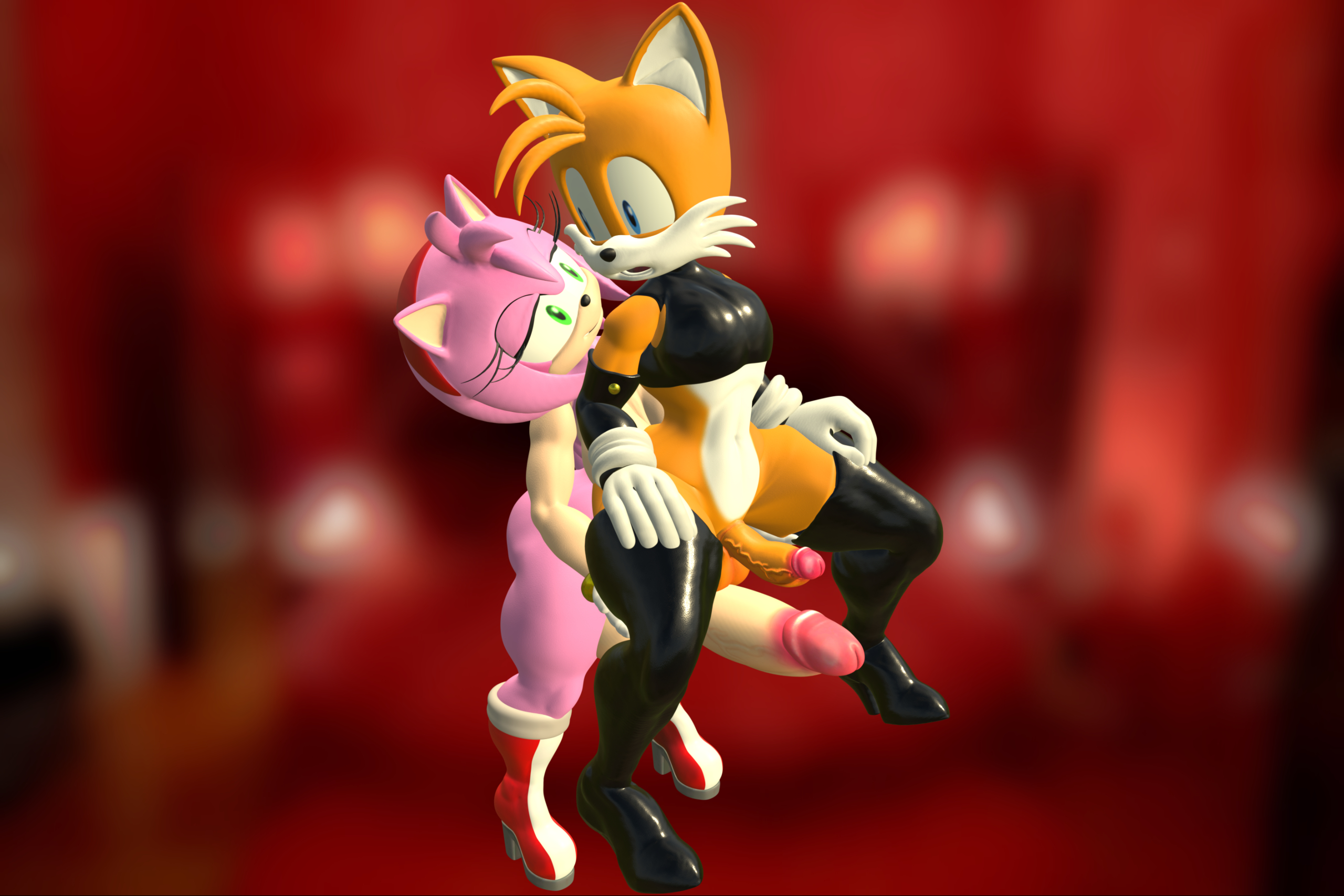 Rule 34 Dev - 1boy 1futa 3d amy_rose background balls big_penis blender  femboy futanari gloves kabalmystic penis penis_size_difference pink_fur  sonic_(series) tails tails_the_fox white_fur yellow_fur|6384812