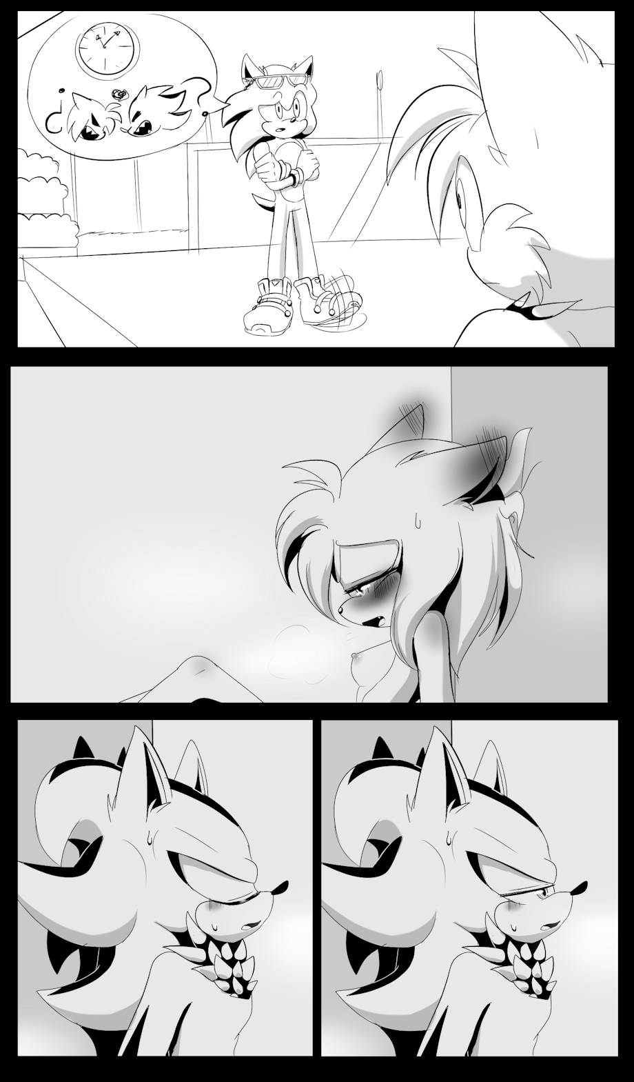 Rule 34 Dev - Amy Rose blush comic femsub furry overpowered rape