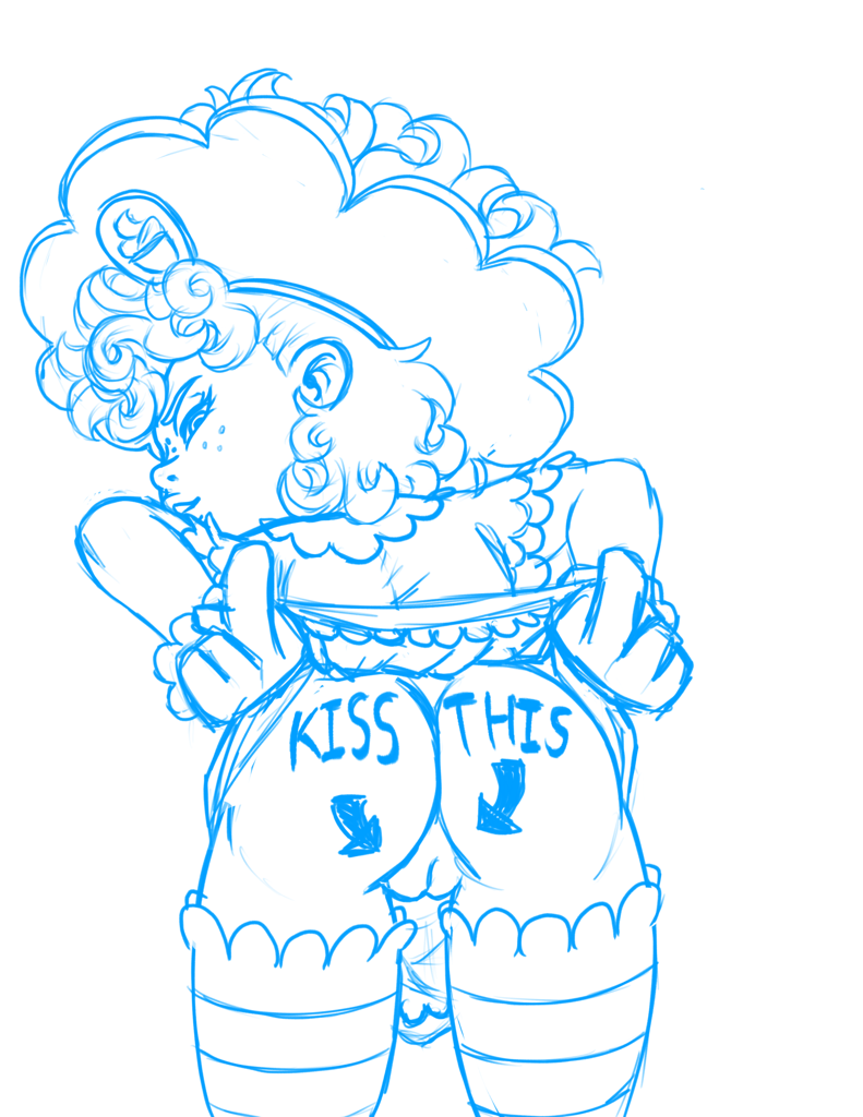 Bitchpudding's alluring glance