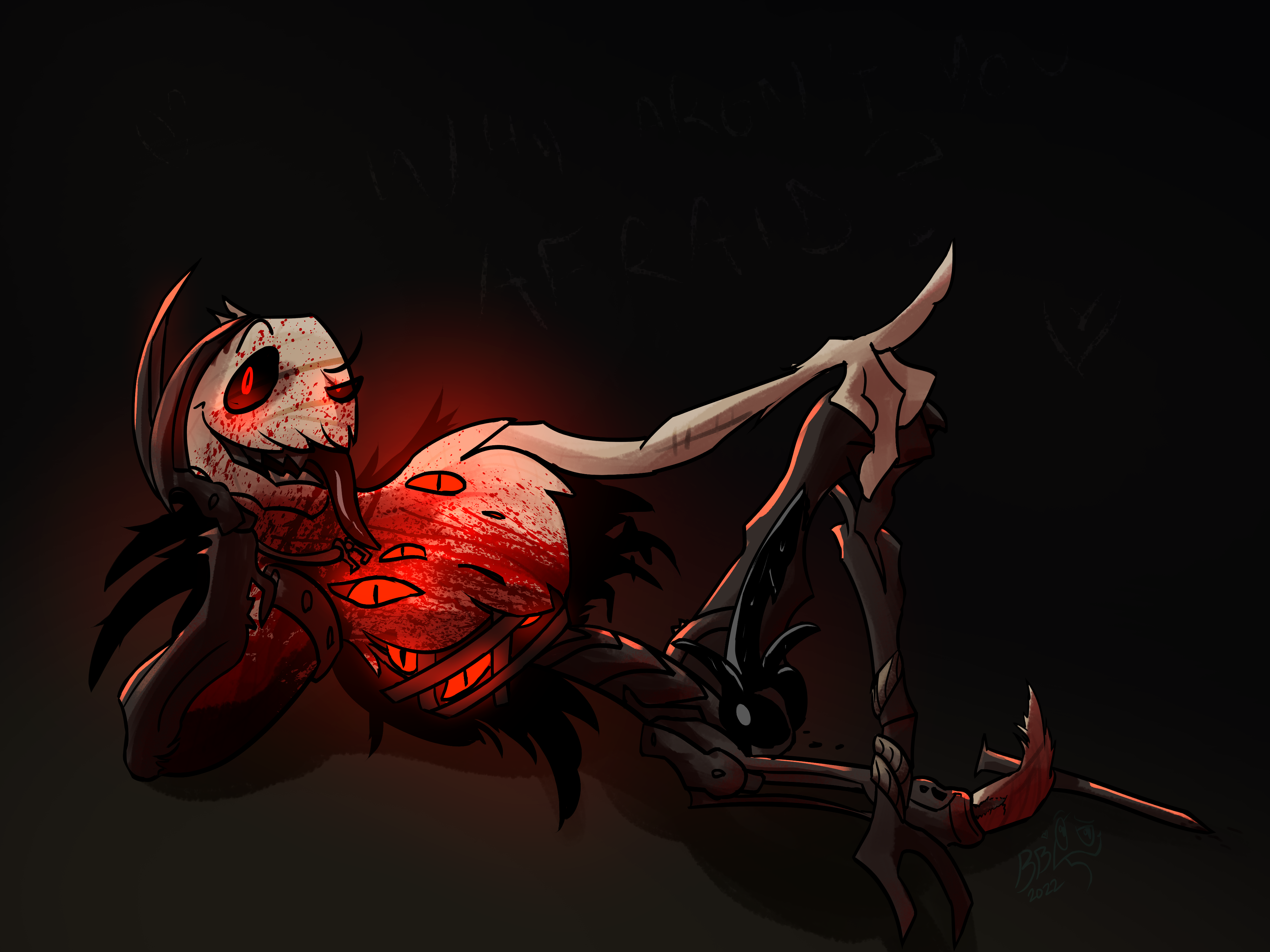 Rule 34 Dev - anus black_sclera breasts censor_bar censored cloth demon  fiddlesticks league_of_legends metal midriff pointless_censoring  practically_nude pussy red_eyes riot_games rule_63 short_hair smile text  tonsoo22 white_hair|5273502096