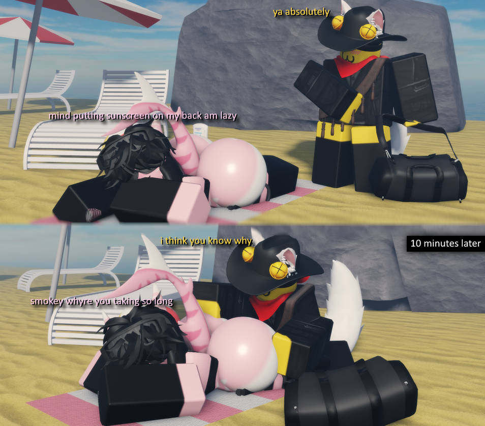 Rule 34 Dev - 2boys 3d ass_grab big_ass dummy_(roblox) femboy furry gay  massive_ass mermio noob roblox robloxian shark_tail sitting_on_lap  smokey_(mermio) sylia_(mermio) tagme thick_thighs|10512474368