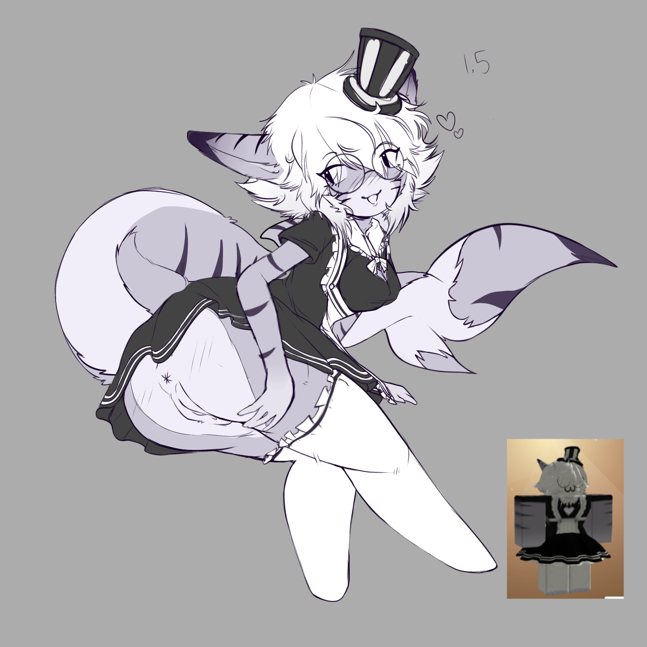 Rule 34 Dev - 1girls anus ass clothed functionally_nude maid maid_outfit  no_panties pussy reference_image roblox roblox_avatar robloxian shark  shark_girl shark_tail solo_focus source_request spreading spunik21 tagme  thighhighs thighs|8561603808