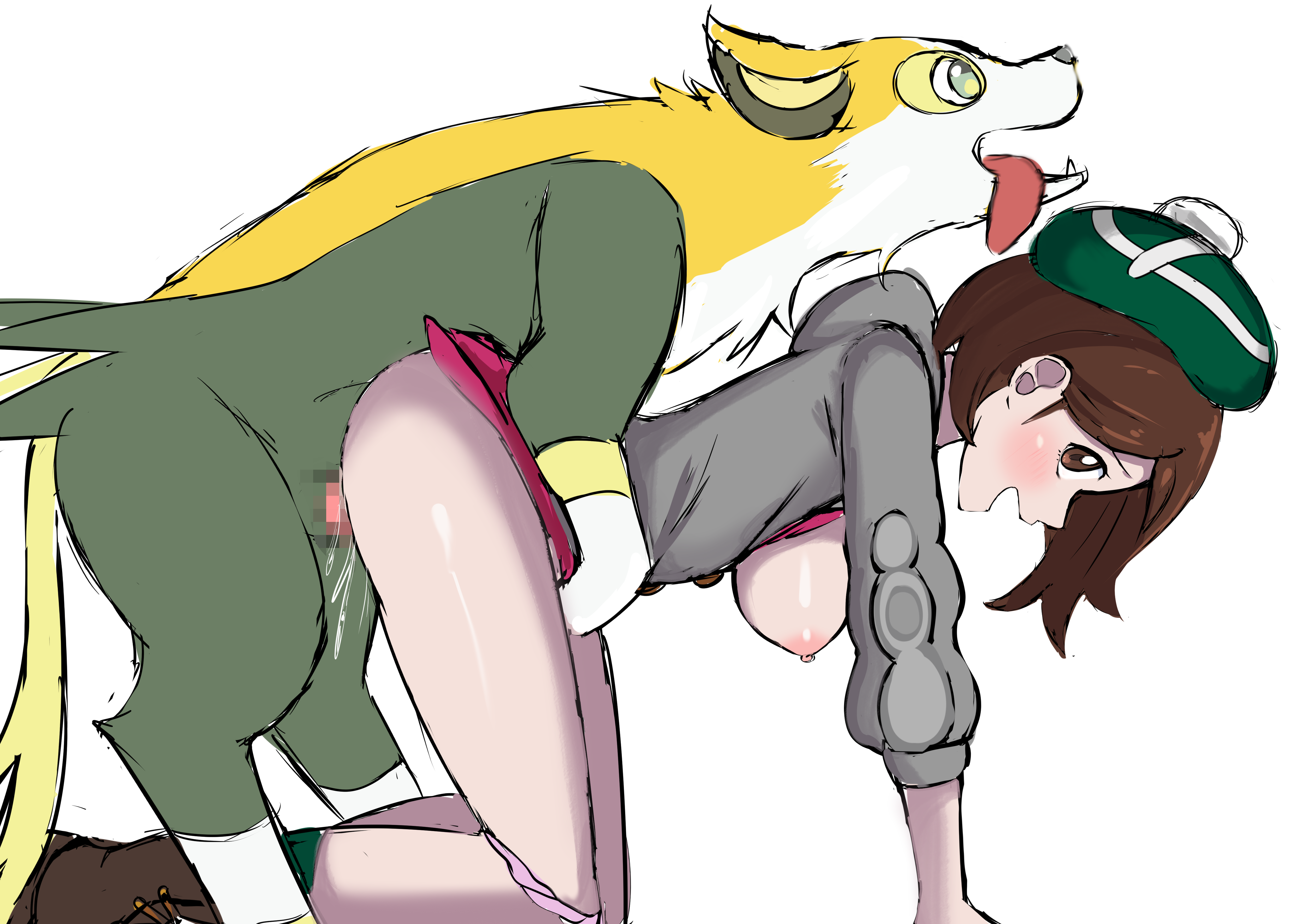 Rule 34 Dev - absurdres blush bouncing_breasts breasts brown_hair building  chijo city cityscape cleft_of_venus day exhibitionism female_ejaculation  female_pervert forced_orgasm gloves hat highres horny_gun innie_pussy  long_hair mask multiple_girls ...