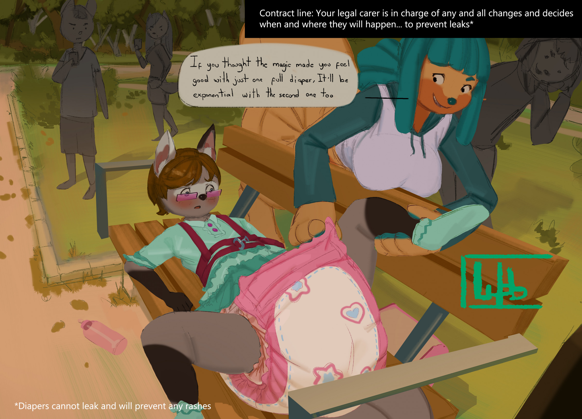 Messy Diaper Public Humiliation