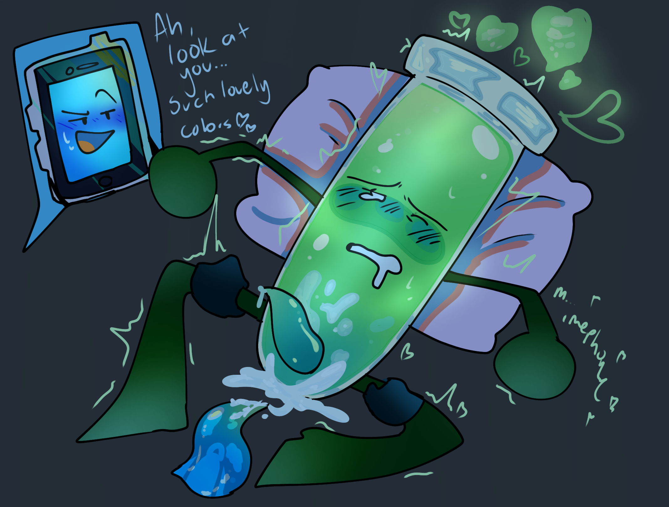 Rule 34 Dev - 2boys anonymous_male bowtie bunny_ears bunnysuit comic  crossdressing disembodied_penis duo english_text fellatio fishnets gay  humanized inanimate_insanity kint kinto-bean male male_only mephone4  object_head object_shows pantyhose ...