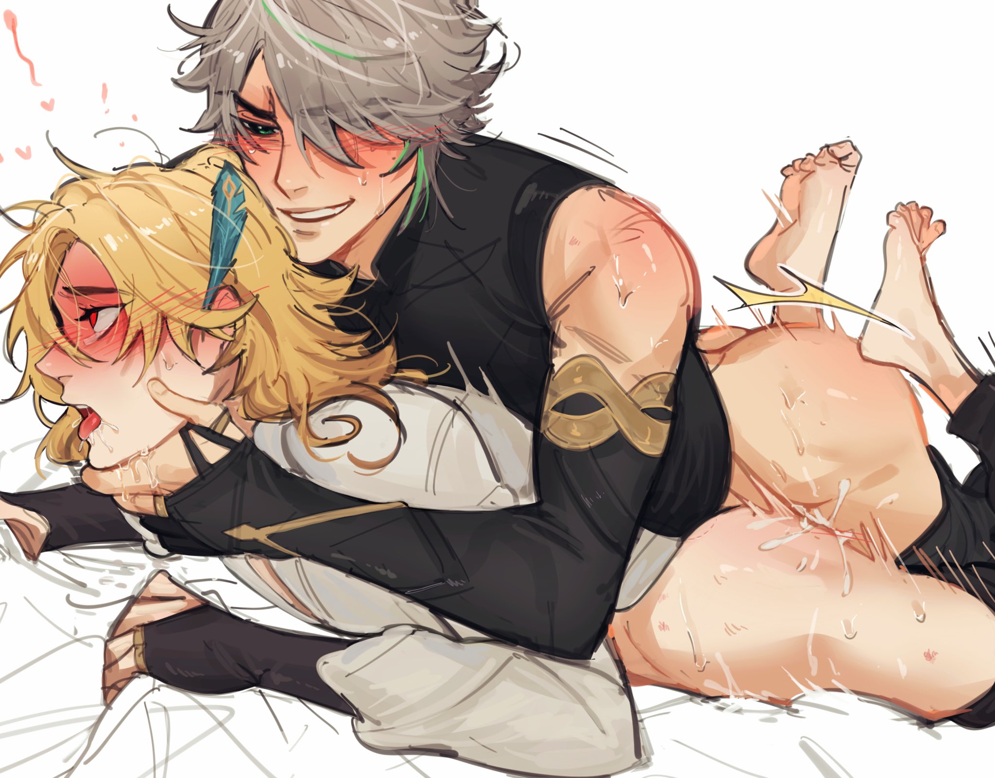 Chiscara in a suggestive pose