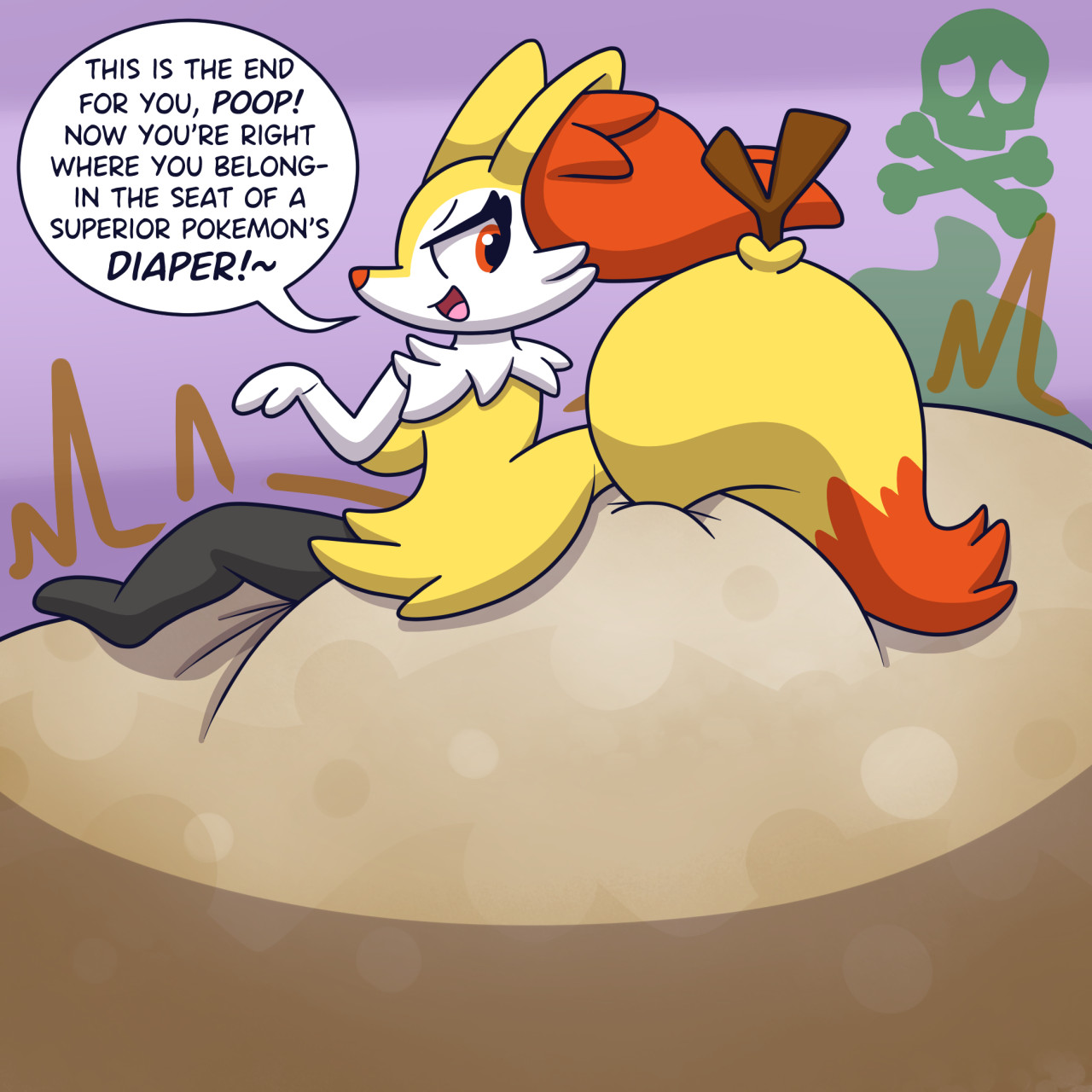 Rule 34 Dev - braixen death dialogue dialogue_box diaper diaper_disposal  disposal english_text fatal_vore game_freak hyper_scat intentional_soiling  messing messy_diaper nintendo nyxiette_nyxstar pokémon_(species)  pokemon pokemon_(species ...