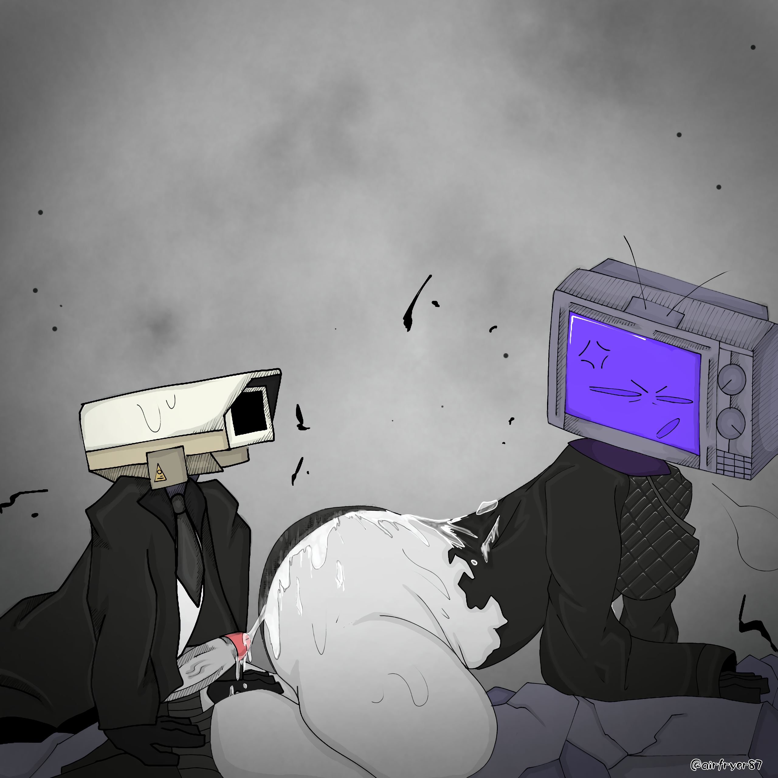 Rule 34 Dev - 1boy 1girls 2023 airfryer87 angry_at_partner  cameraman_(skibidi_toilet) couple cum_in_ass cum_in_panties sigh  simp_cameraman_(ep49) simp_cameraman_(skibidi_toilet) skibidi_toilet  smaller_male sweat tagme tv_head tv_woman tv_woman_( ...