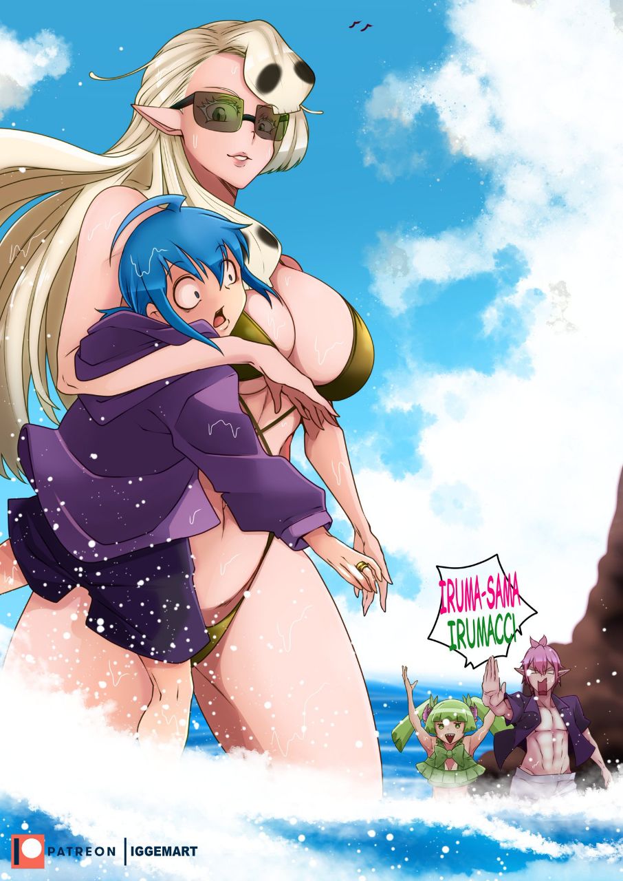 Rule 34 Dev - 1boy 2girls action_lines alternate_version_available  ambiguous_penetration ameri_azazel ampsey_nafra ass big_breasts  bigger_female blue_hair blush blush_lines breasts brown_hair busty carrying  carrying_another carrying_partner ...