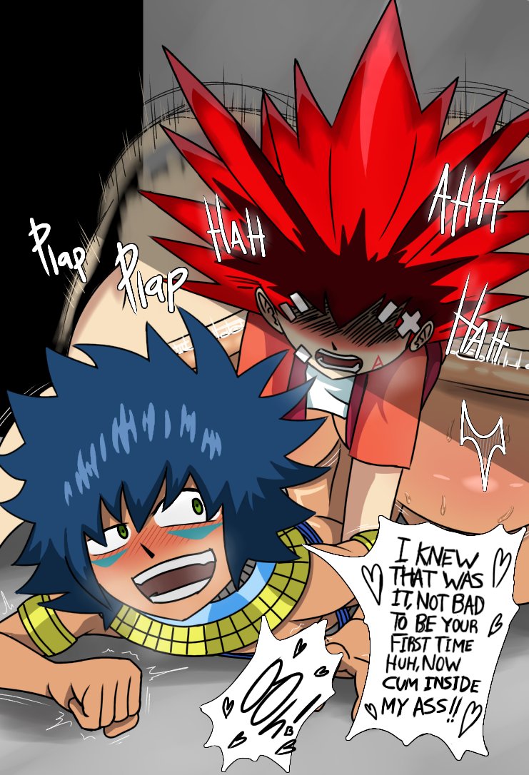 Rule 34 Dev - 2boys aiger_akabane anal anal_sex ass beyblade big_ass  blue_hair blush bubble_butt femboy green_eyes huge_ass laban_vanot male  malemale male_only markings red_hair srjrgart thick_thighs  wide_hips|9894062256