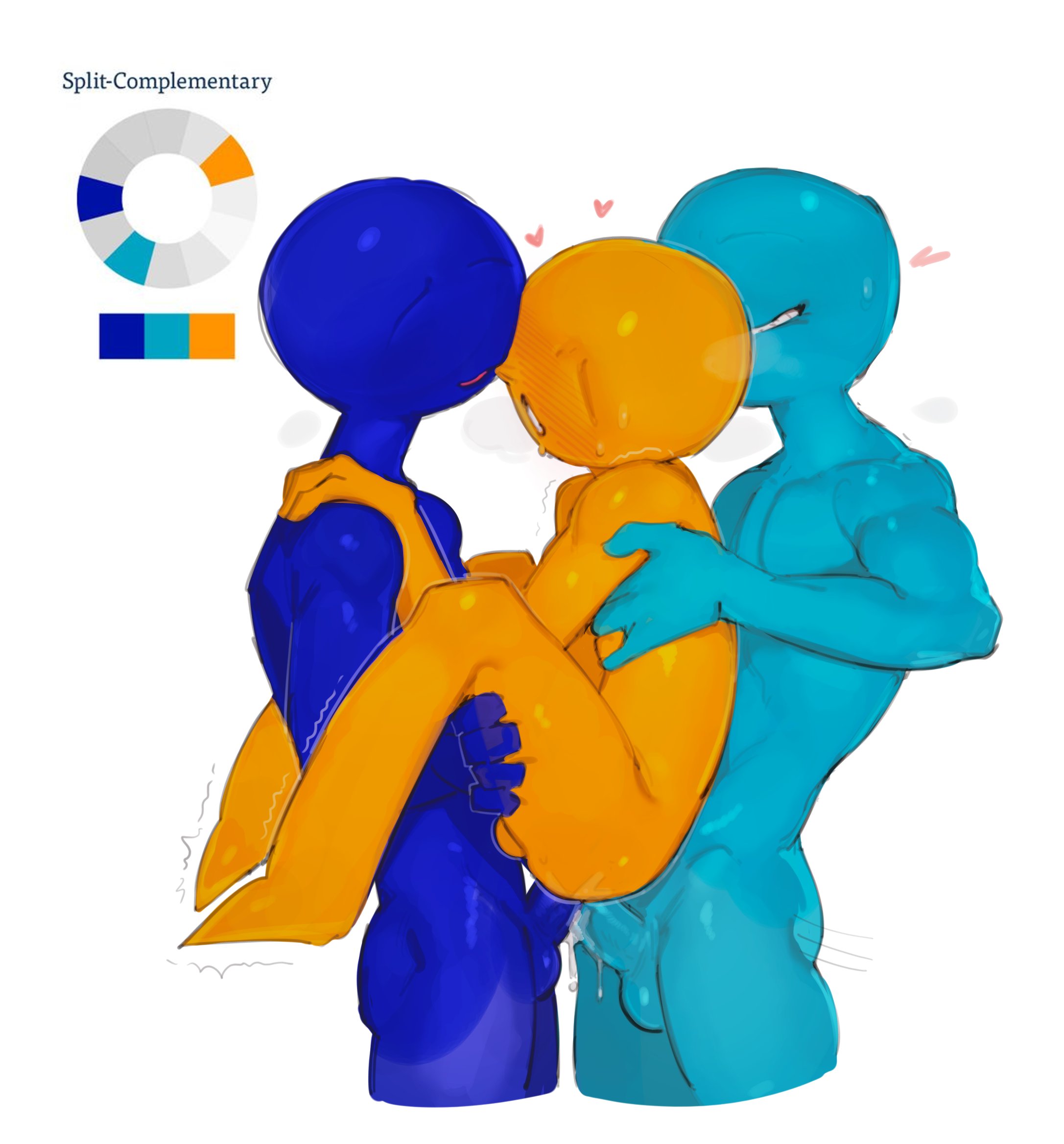 Rule 34 Dev - airpods ambiguous_gender anon apple_inc blush bodily_fluids  english english_text excited gay glistening glistening_body glitch  grey_body humor kogito living_machine looking_at_another looking_at_penis  machine male_only pink_penis robot ...