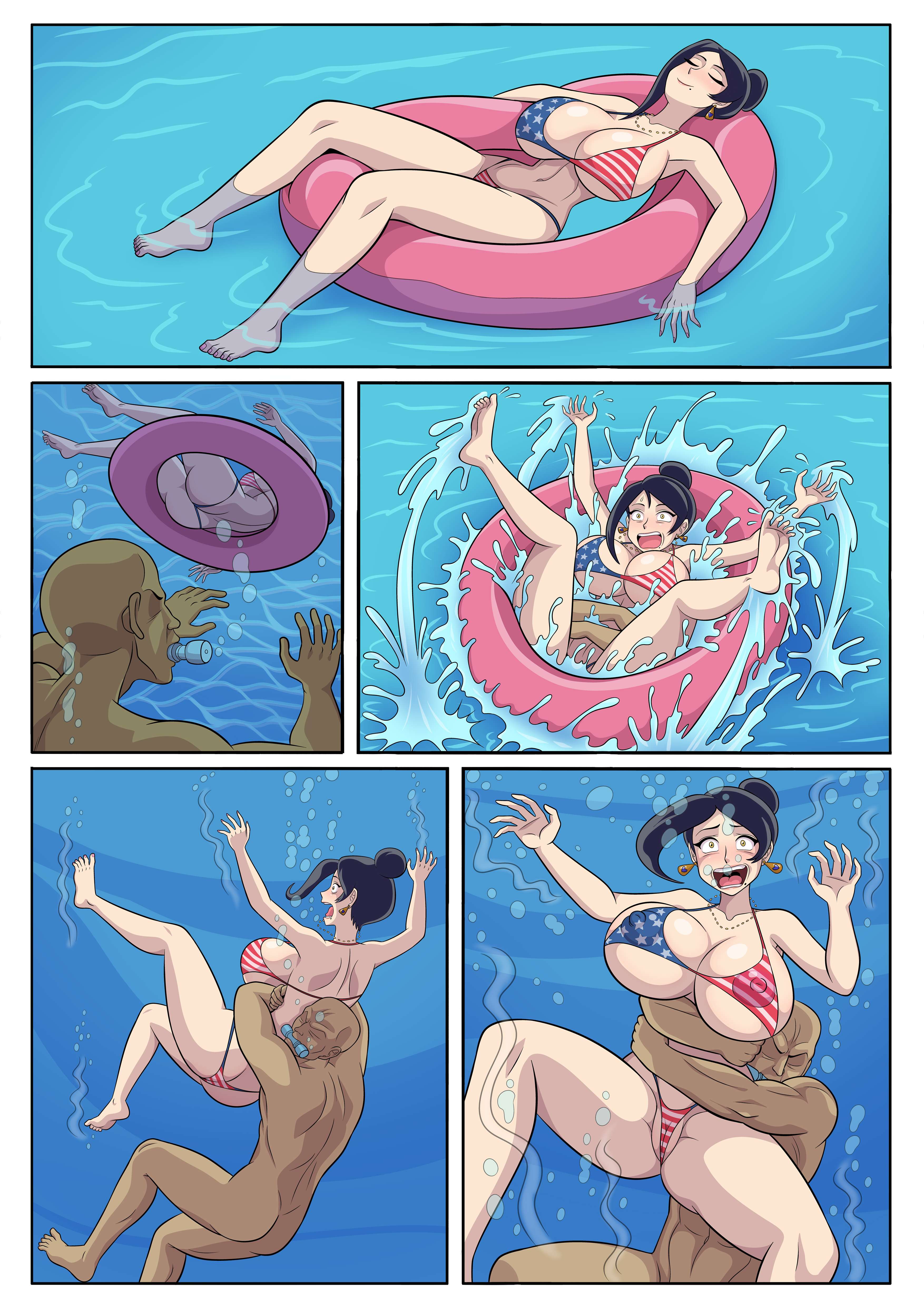 Rule 34 Dev - 1boy 1girls 5_panel_comic arabatos asphyxiation big_breasts  bijin_onna_joushi_takizawa-san bimbo comic_page corpse curvy drowning  forced gigantic_breasts huge_breasts imminent_death large_breasts rape sex  snuff takizawa_kyouko underwater ...