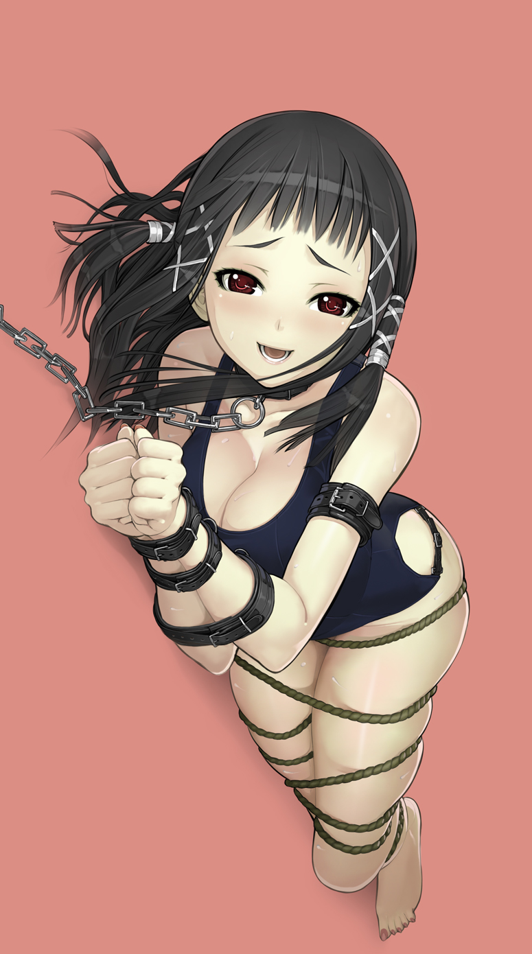 Rule 34 Dev - 1girls ai_generated aindroidparanoid black_hair female  female_only happy huge_breasts nipples presenting_breasts  pressing_breasts_together rosario+vampire skirt solo squeezing_breast  stable_diffusion toujou_ruby twintails v_arms ...